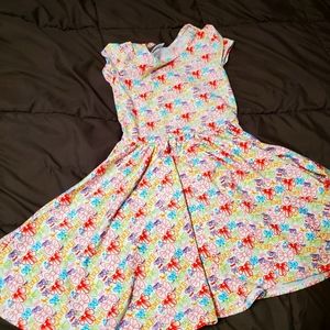 Dot Dot Smile rainbow bow dress